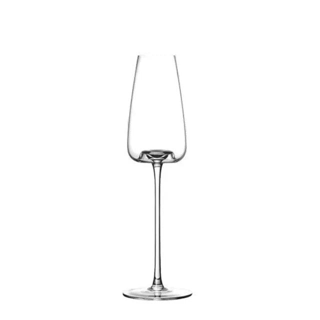 Verres à vin et champagne – cristal sans plomb, faits main