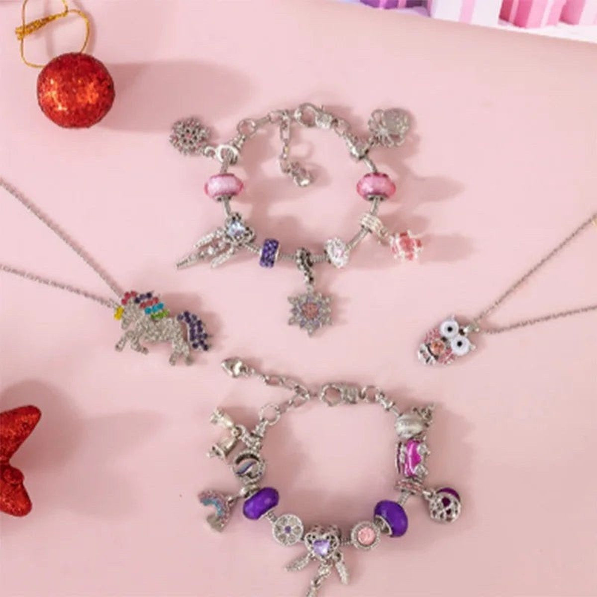 Schmuck Adventskalender 2026 - 24 Charms und Armband-Set - Bild 4